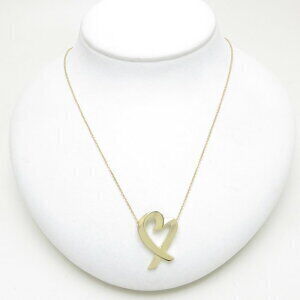 Tiffany Loving Heart Pendant Necklace Yellow Gold Paloma Picasso